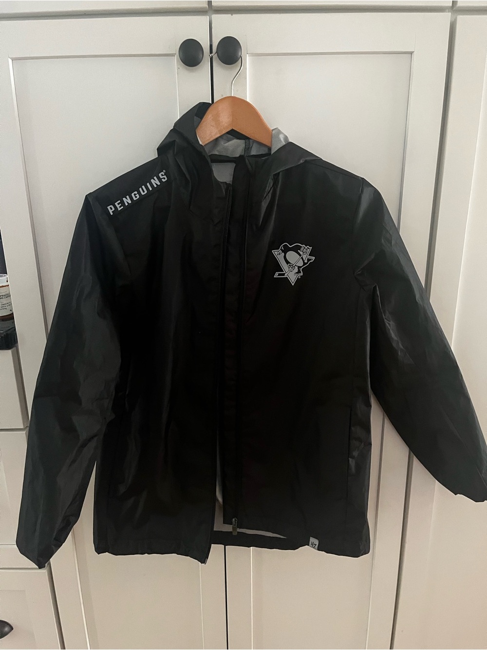 Pittsburgh Penguins Black Waterproof Hooded Jacket